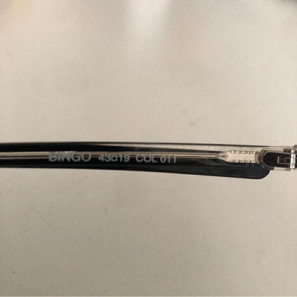 Rare Authentic Face a Face BINGO Oval Black/Clear Eye Glasses France - Picture 5 of 7